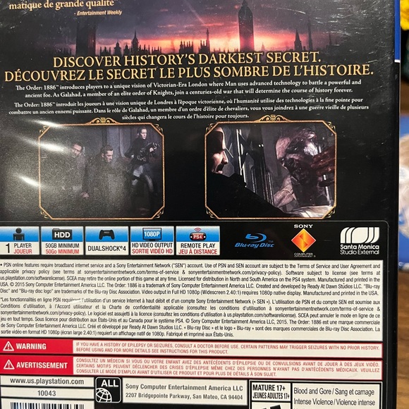 The order 1886 for PS4 - Picture 2 of 3